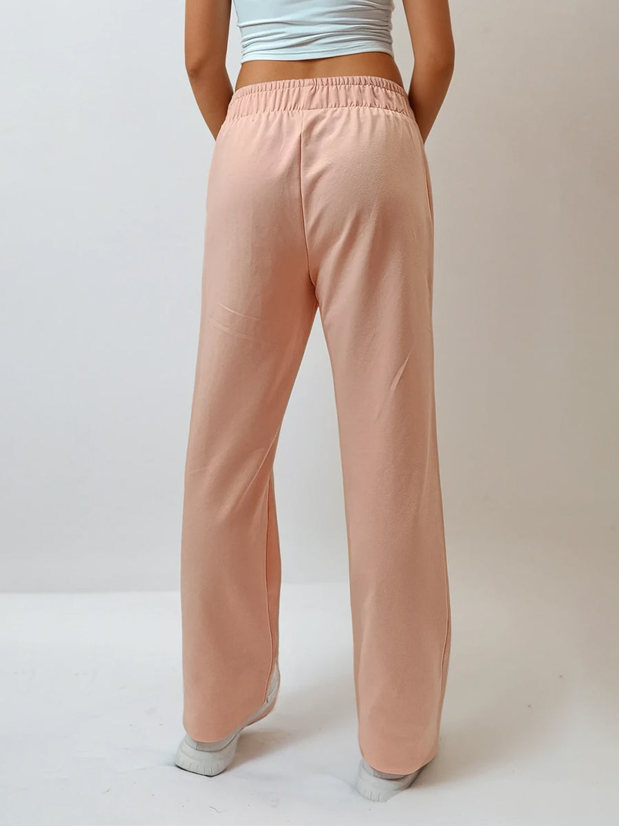 BARMY 29 - RÓZSASZÍN EGYENES SZÁRÚ PAMUT NADRÁG