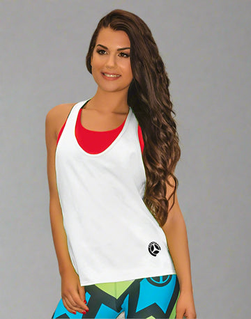 LAU-00 white, casual sports top