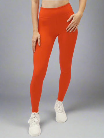 ROLA-23 red high waist soft leggings