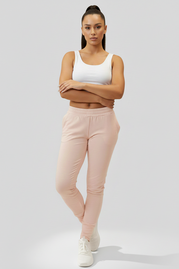 BARMY 29 - PINK STRAIGHT COTTON PANTS