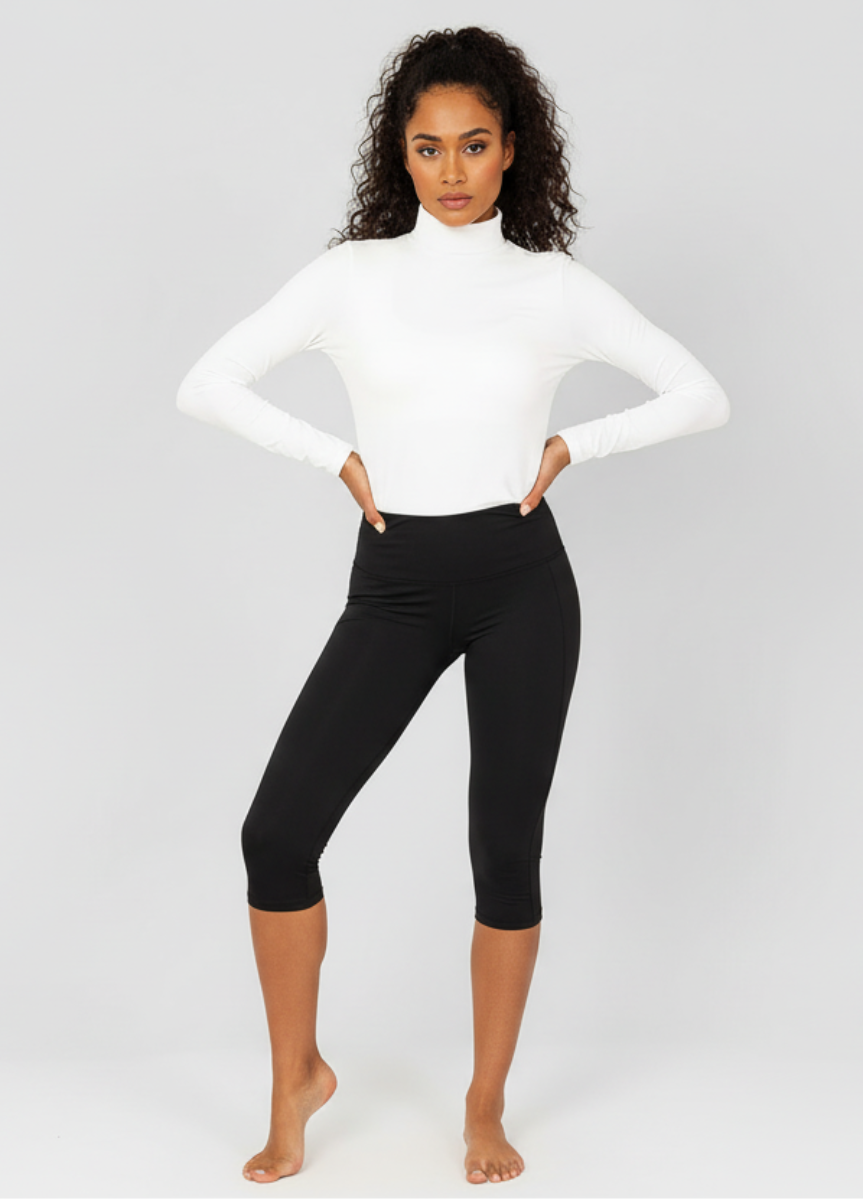 HEATER-00 fehér, női sport garbó