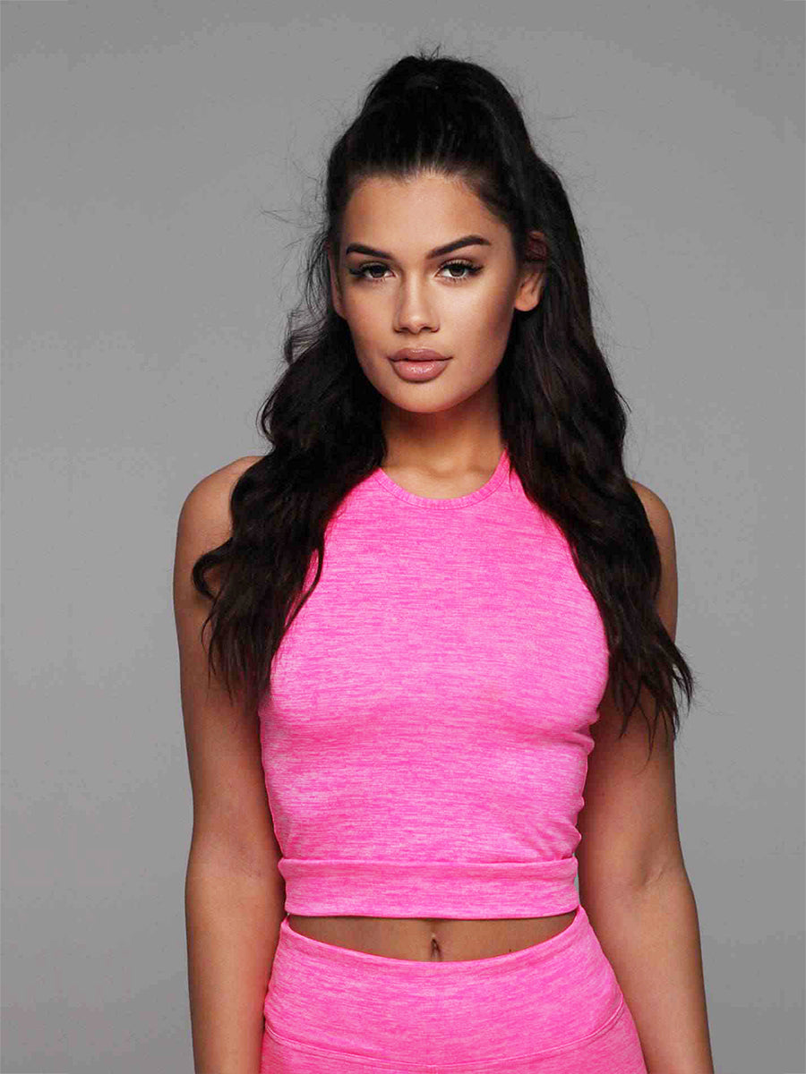 RAINBON - PINK CROP TOP