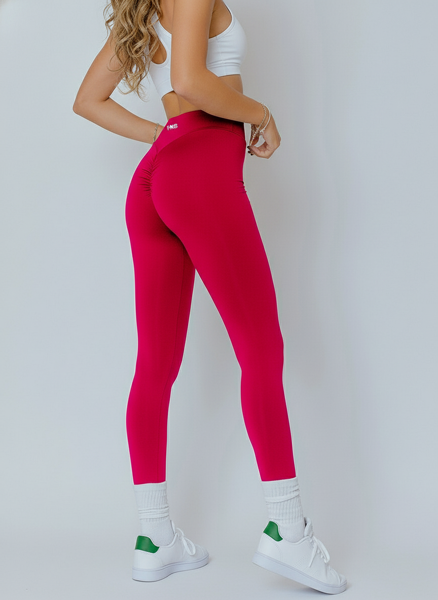 SIENNA-22 tmavoružové priliehavé spodné legíny