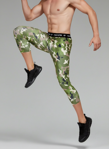 ZENON-55 férfi terepmintás 3/4 capri