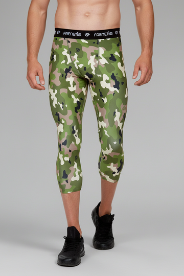 ZENON-55 men's camouflage 3/4 capri