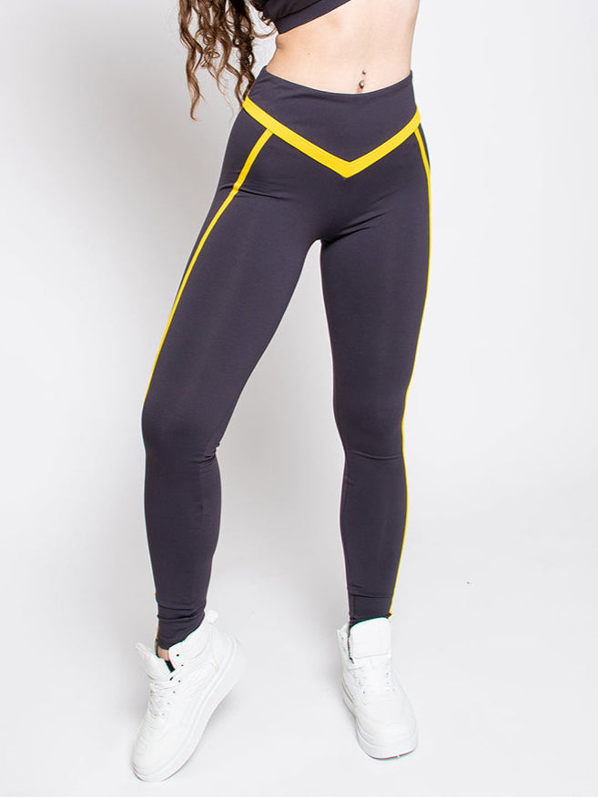 AURA-03/15 sötétszürke fitness leggings