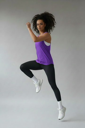 PRYSHA-47 ibolyalila lezser női ujjatlan trikó