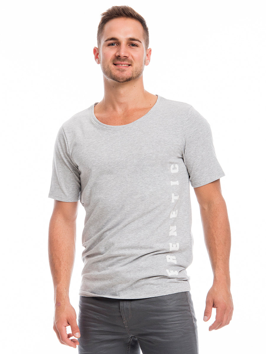 BAXTER-05/00-gray cotton t-shirt
