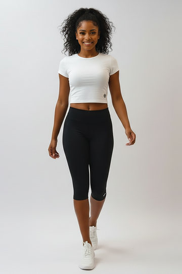 DARB-01 Black knee-length trousers