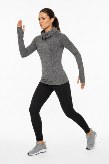 HERMIONE1-60/19 Powder pink, sand brown and white zip-up sweater