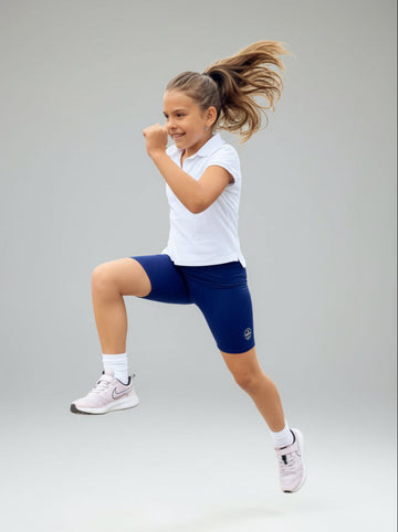 KIDDY-45 sötétkék hosszított gyerek short