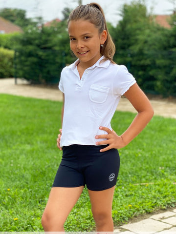 KIDS-01 fekete gyerek fitness short