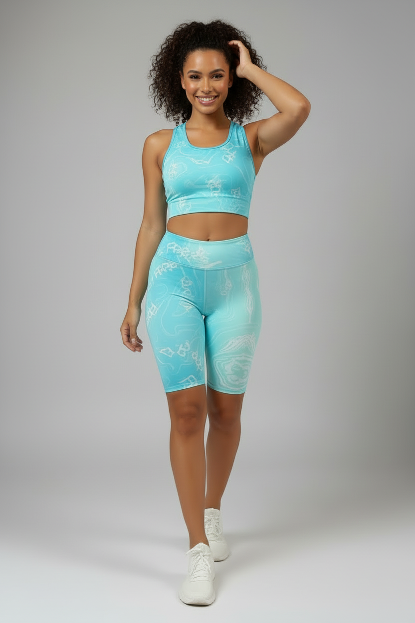 OZZY-01 black high waist cycling pants