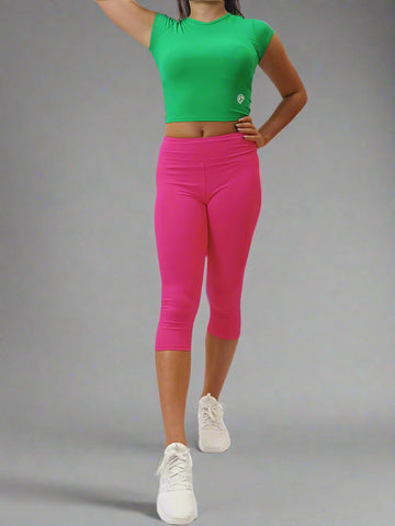 HANGA – 28-Pink-Női sportos térdnadrág